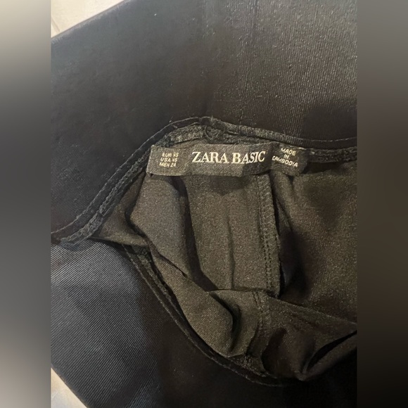 Zara black shiny leggings - Picture 3 of 4
